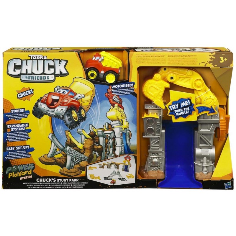 hasbro playskool tonka 94617148 chuck il parco delle acrobazie