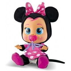 IMC Toys Bebes Llorónes- Bambola Che Piange, dai 18 Mesi Minnie sin Talla Multicolore