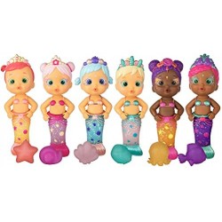 Bloopies Mermaids Sirenetta Luna, Bambola amici del Bagnetto, Coda da Sirena Cambia di Colore, Giocattolo da Bagno per Bambini