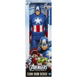Hasbro - Avengers personaggio Titan Hero, Captain America, 30cm, A4809E27