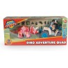 Famosa - ACTION HEROES Dino Adventure Quad, Quad con personaggio, dinosauro triceratopo e accessori, ACN01010