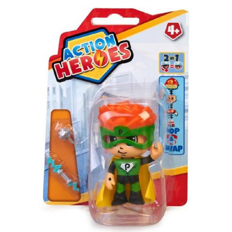 Famosa - Action Heroes: Figure Singolo Super Eroe, ACN09000-36009