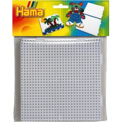 Hama - Pegboard quadrato, 2 schede per il collegamento - AMA4458