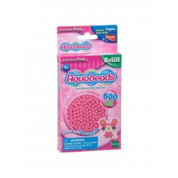Aquabeads - Solid Beads Pink, perle 600 - AQU32588