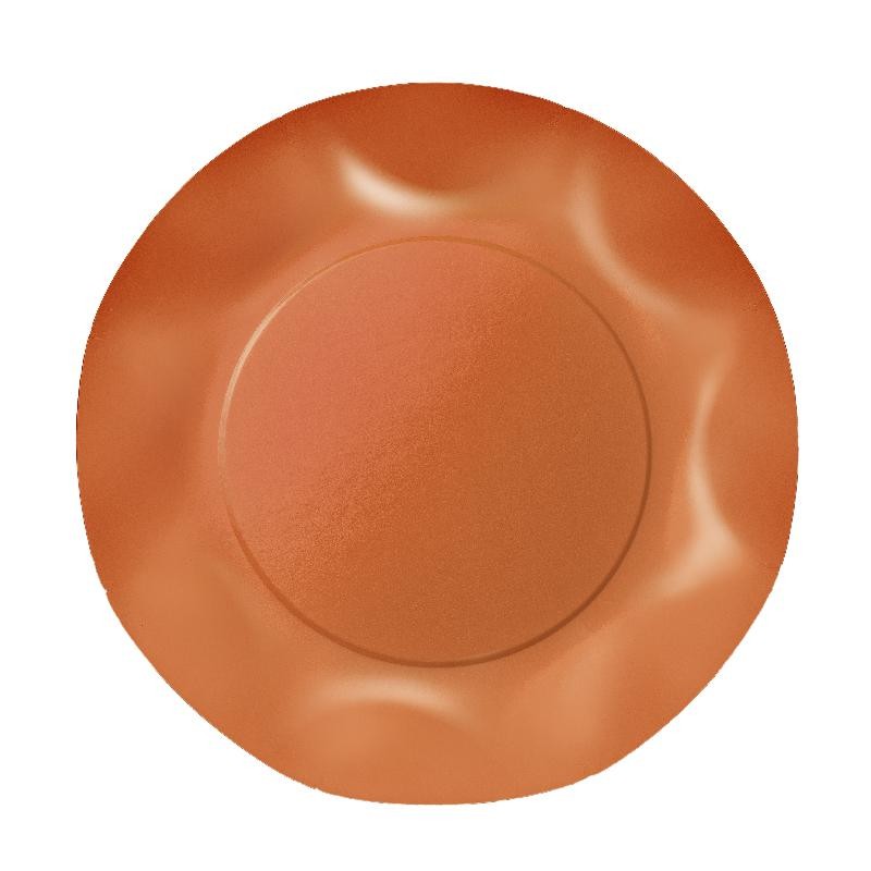 Piatti Grandi plastificati per alimenti Twenty - Arancio - 10 pz - Ø cm 29,5, ARANCIO5T