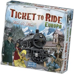 Asmodee - Ticket to Ride Europa, Gioco da Tavolo per tutta la Famiglia, Edizione in Italiano, 8500