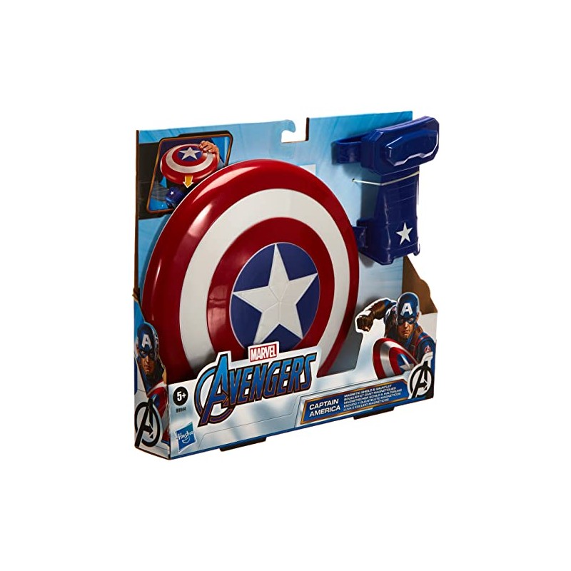 Hasbro - Marvel Avengers - Scudo e Guanto Magnetico di Captain America (Roleplay), B9944EU8