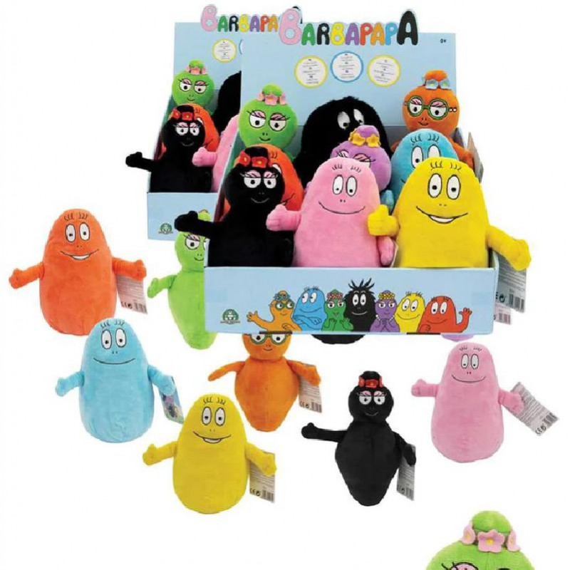 Giochi Preziosi - Barbapapà Peluche 12 cm (9 modelli assortiri) - BAP22000