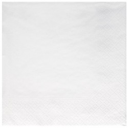 Tovaglioli 3 veli – cm 33 x 33 - Bianco - 20 pz, BIANCO92