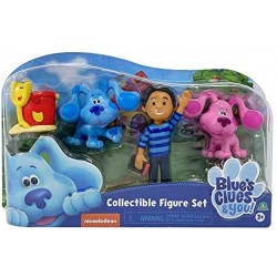 Giochi Preziosi - Blue s Clues & You - Set 4 personaggi, confezione regalo con 4 mini personaggi della serie tv, Josh, Blu, Mage