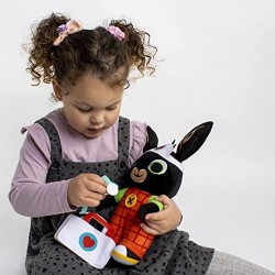 Giochi Preziosi - Bing - Peluche 33cm Dottore con valigetta e stetoscopio in materiale morbido, cerotti e set adesivi, per bambi