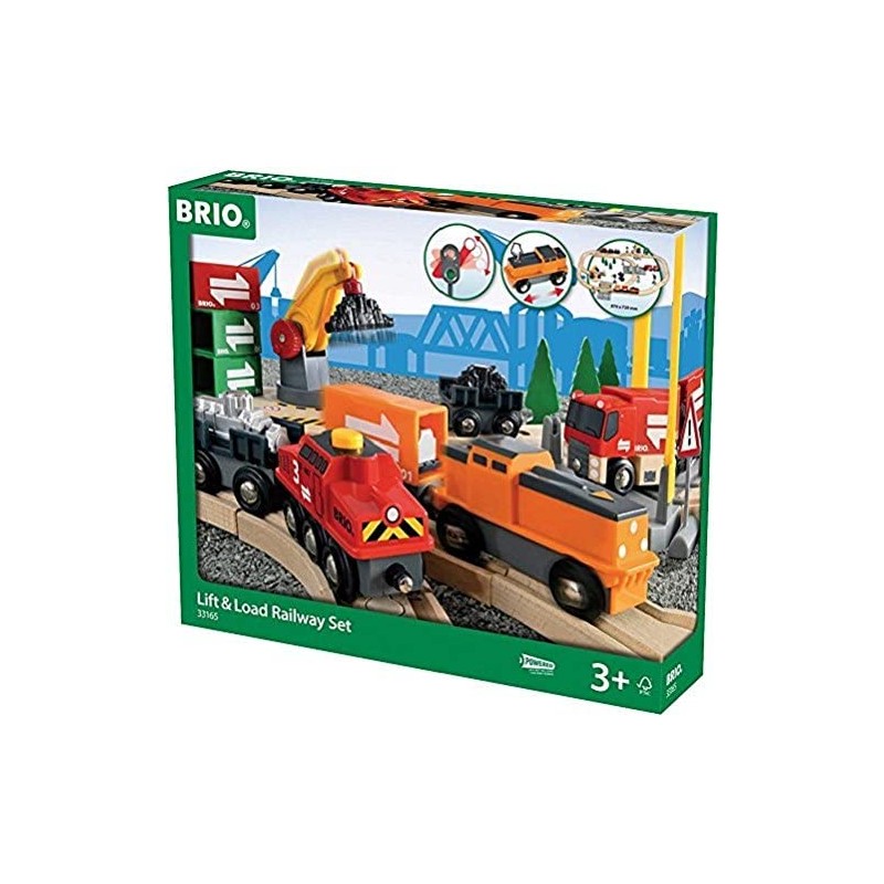 Brio - 33165 Lift And Load Railway Set - BRIO33165