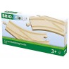 Brio - binari di scambio con curva, 33346