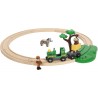 BRIO - 33720 Starter Set Ferrovia Safari, BRIO World Ferrovie, 14 Pezzi - BRIO33720