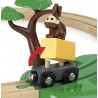 BRIO - 33720 Starter Set Ferrovia Safari, BRIO World Ferrovie, 14 Pezzi - BRIO33720