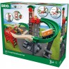 brio-33887 set deposito solleva e carica, multicolore, 33887