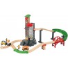 brio-33887 set deposito solleva e carica, multicolore, 33887
