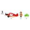brio aeroplano per safari, multicolore, 33963