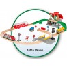 BRIO - 33989 Set Stazione Centrale, Include Binari, BRIO World Ferrovie, 37 Pezzi - BRIO33989