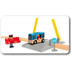 BRIO - 33989 Set Stazione Centrale, Include Binari, BRIO World Ferrovie, 37 Pezzi - BRIO33989