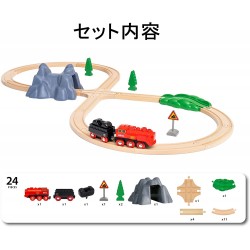 BRIO - 36017 Set Treno a Vapore, BRIO World Ferrovie - BRIO36017