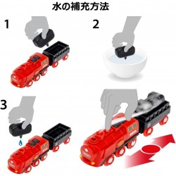 BRIO - 36017 Set Treno a Vapore, BRIO World Ferrovie - BRIO36017