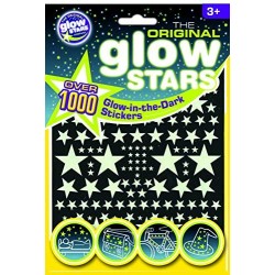 Glow - The Original Glowstars Etichette Glow-in-The-Dark , 1000 Pezzi