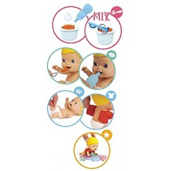Giochi Preziosi - Cicciobello - Amicicci Play Time, Tenero Bebè Biondo con Pannolino Colorato, Mini Personaggio con Accessori, C