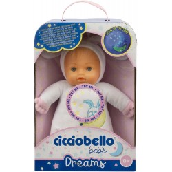 Cicciobello - Bebè Dreams Bambola Studiata per i più Piccoli, Morbida con dettagli Colori Assortiti, CCBB6000