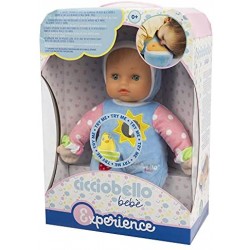 Cicciobello - Bebè Experience Bambola Soffice, Materiali Differenti per Sviluppare la Sensorialità dei più Piccoli, con Suoni e 