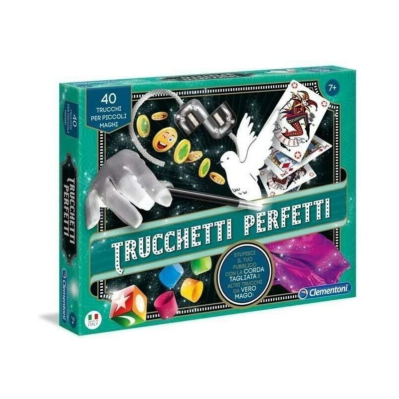 Clementoni- Trucchetti Perfetti Giochi da Tavolo, Multicolore, 11558