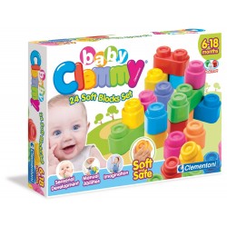 Baby Clemmy - 24 Mattoncini Soft Blocks - Clementoni