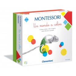 Clementoni-16136-Montessori-Un Mondo a Colori, Gioco educativo, Multicolore, 16136