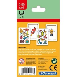 Sapientino Vedo Doppio, gioco di carte per bambini (versione italiana), Multicolore, 16177