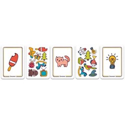 Sapientino Vedo Doppio, gioco di carte per bambini (versione italiana), Multicolore, 16177