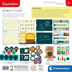 Clementoni Sapientino-Il cubo dei Giochi-Play for Future-Materiali 100% riciclati-Made in Italy, 3 Anni+, 16255