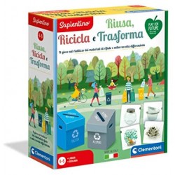 Clementoni- Sapientino-Riusa, ricicla e trasforma, Gioco educativo in Materiale 100% Riciclato-Made in Italy-Play for Future, 16