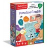 Clementoni Sapientino Le paroline magiche Gioco educativo 3 Anni (Versione in Italiano), Cartone 100% Riciclato, Play for Future