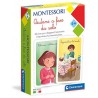 Clementoni Carte Aiutami a Fare da Solo Montessori 2 anni (versione in italiano), gioco educativo-Made in Italy, Multicolore, 16