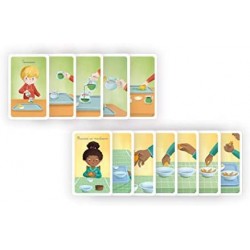 Clementoni Carte Aiutami a Fare da Solo Montessori 2 anni (versione in italiano), gioco educativo-Made in Italy, Multicolore, 16