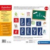 Clementoni- Sapientino Lettere tattili Montessori 3 Anni, Gioco educativo per Imparare l alfabeto, Sviluppo linguaggio-Made in I
