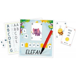 Clementoni- Sapientino-Giochi di Scrittura, Gioco educativo 4 Anni per Imparare a Scrivere, Sviluppo linguaggio-Materiali 100% r