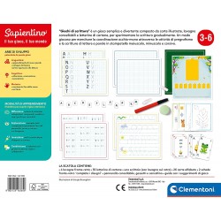 Clementoni- Sapientino-Giochi di Scrittura, Gioco educativo 4 Anni per Imparare a Scrivere, Sviluppo linguaggio-Materiali 100% r