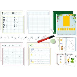 Clementoni- Sapientino-Giochi di Scrittura, Gioco educativo 4 Anni per Imparare a Scrivere, Sviluppo linguaggio-Materiali 100% r