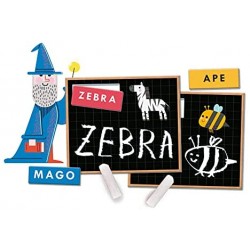 Clementoni Sapientino-Lavagnette scrivi e disegna, Gioco educativo 4 Anni per Imparare a Scrivere-Play for Future-Made in Italy,