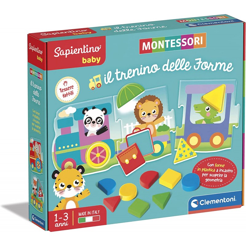 Clementoni - Sapientino Baby Trenino delle Forme - Gioco Educativo