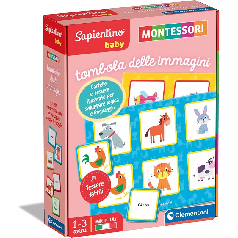 Clementoni - Sapientino Baby Tombola delle Immagini - Gioco