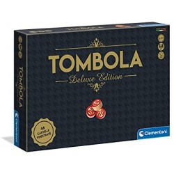 Clementoni - 16630 - Tombola edizione Deluxe, 48 cartelle - gioco da tavolo, gioco in scatola per tutta la famiglia, giocatori 2