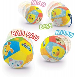 clementoni 17132 - palla musicale amici animali