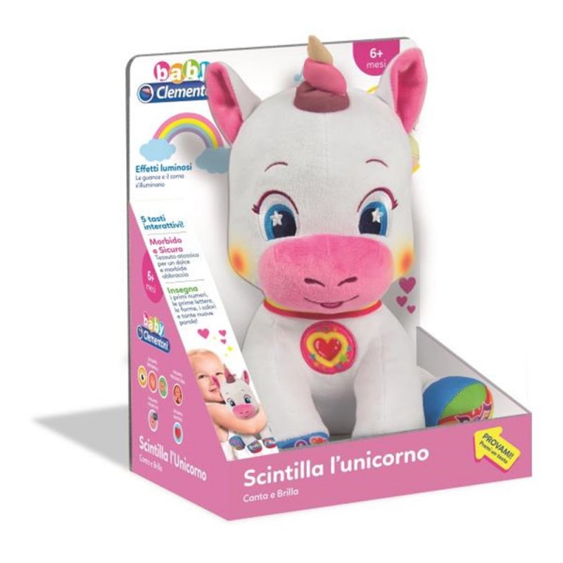 Scintilla Lunicorno Canta E Brilla - Baby clementoni